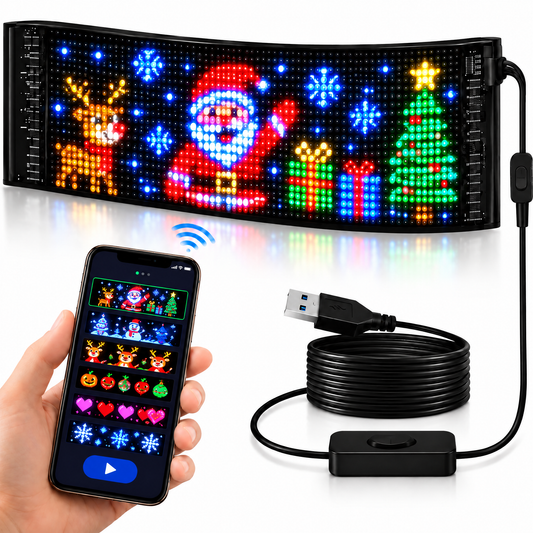 Santa Pixels Display